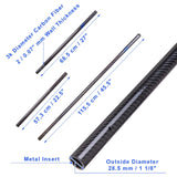 CKG Carbon Fiber Travel Handle. (Black)