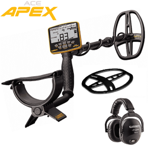 Garrett ACE APEX Detector with Z-Lynk Wireless Headphone Package and Coil Cover
