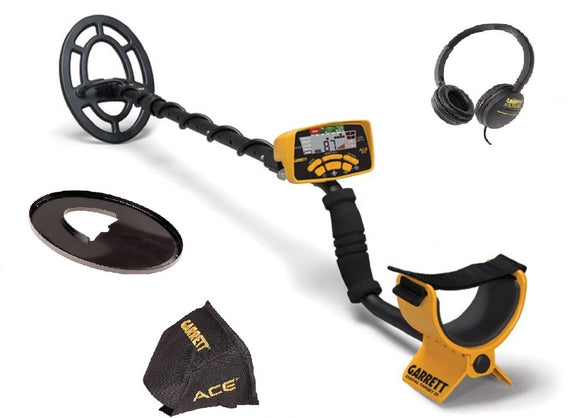 Garrett ACE 300 Metal Detector Waterproof Coil, Headphones & Free Accessories